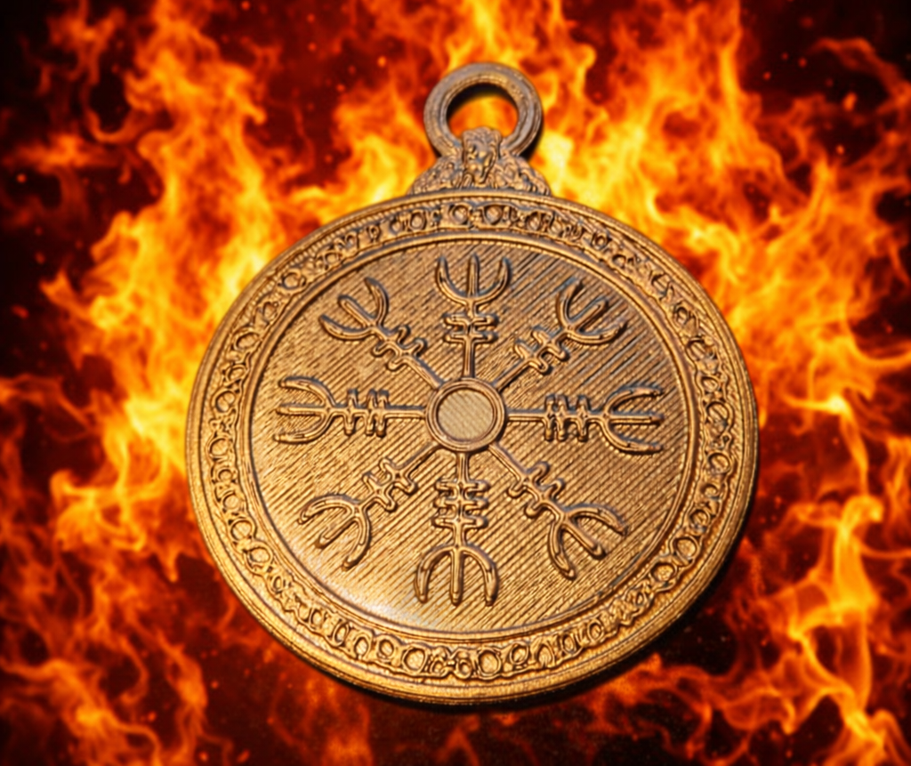 The helm of awe medallion